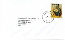 60237 - Namibia - 1995 - Schmetterlinge "Standardpost" EF A Bf EROS -> Windhoek - Farfalle