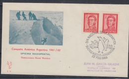 Argentina 1963 Dia Nacional De La Antartida  Cover Ca 22 Feb 1963 (59020) - Eventi E Commemorazioni