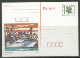 CP - Entier - Bildpostkarte MS "APKONA" - Rostock. - Postales - Nuevos