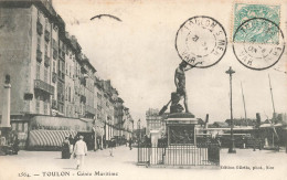 Toulon * Le Génie Maritime , Place Et Statue * Bar - Toulon