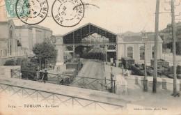 Toulon * La Gare * Ligne Chemin De Fer * Wagons - Toulon