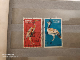 Israel	Birds (F49) - Used Stamps (without Tabs)