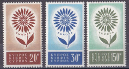 Zypern 1964 - Mi.Nr. 240 - 242 - Postfrisch MNH - Europa CEPT - 1964
