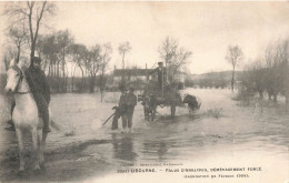 Libourne * Palus D'arveyres , Déménagement Forcé * Inondation Crue Catastrophe De Février 1904 * Attelage - Libourne