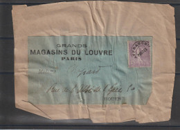France étiquette Colis Magasin Du Louvre Avec Préo 46 Voir Scan Pour L'état - 1893-1947