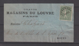 France étiquette Colis Magasin Du Louvre Avec Préo 49 Voir Scan Pour L'état - 1893-1947