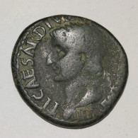 Rome, TIBERIUS / TIBERE, As - PONTIF MAX TR POT XXXVI SC, (34-35), Bronze, TB (F), RIC I# 52 - La Dinastía Julio-Claudia (-27 / 69)