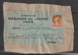 France étiquette Colis Magasin Du Louvre Avec Préo 57 Voir Scan Pour L'état - 1893-1947