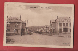 CRAONNE      La Place Et La Poste     02 - Craonne