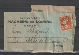 France étiquette Colis Magasin Du Louvre Avec Préo 57 Voir Scan Pour L'état - 1893-1947