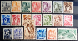 SARRE                           N° 196/213                     NEUF* - Unused Stamps