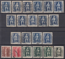 ⁕ France 1952 Algeria ⁕ ALGERIE Postes, Isis, Child With Eagle ⁕ 21v Used - Used Stamps