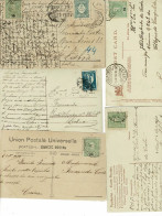 Portugal, 1905/12, 5 Bilhetes Postais - Storia Postale