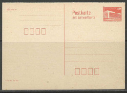 CP - Entier Postal - Berlin - Palast Der Republik. - Postkaarten - Ongebruikt