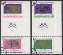 ⁕ South Arabia 1972 Kathiri State In Hadhramaut ⁕ Olympic Games ⁕ 2+2v Used - Verano 1948: Londres