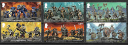 2023 Großbritannien Mi.5210-15 **MNH 40 Jahre Strategiespiel „Warhammer“ - Ungebraucht