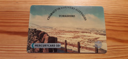 Phonecard United Kingdom, Mercury 20MERA - Character Country Cottage - Yorkshire - Mercury Communications & Paytelco
