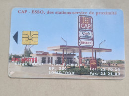 TOGO-(TG-OPT-0024)-CAP ESSO-(25)-(100units)-(00343104)-(card Chip)-used Card+1card Prepiad Free - Togo