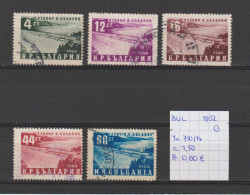 (TJ) Bulgarije 1952 - YT 710/14 (gest./obl./used) - Used Stamps