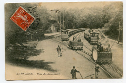 La Machine( 58 )  Gare De Classement ,train,wagon,ligne De Chemin De Fer - La Machine