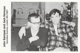 JACK KEROUAC AND JOHN SAMPAS SAUNDERS AVENUE LOWELL MA 1967 - Ecrivains