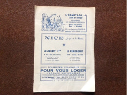 524 DOCUMENT COMMERCIAL Plan De Quartier De Paris  PUBLICITÉS Air France Et Autres  ANNEES 1950 - Sport & Turismo