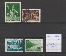 (TJ) Bulgarije 1957 - 4 Zegels (gest./obl./used) - Oblitérés