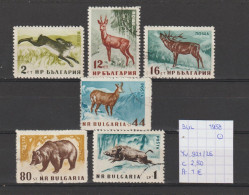 (TJ) Bulgarije 1958 - YT 921/26 (gest./obl./used) - Used Stamps