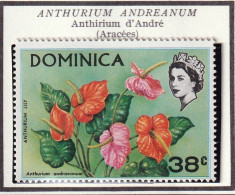 DOMINIQUE - Fleurs, Flowers, Anthurium D'André - 1970 - MNH - Dominicaine (République)