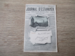 SUISSE ESTAVAYER JOURNAL - Estavayer