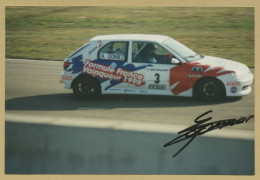 Arnaud Gomez - Pilote Automobile Français - Photo Originale Signée - 1999 - Sportspeople