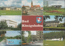 D-97631 Bad Königshofen - Alte Stadtansichten - Tennishalle - Flugplatz - Schwimmbad - Marktplatz - Cars- Ford Capri - Bad Königshofen