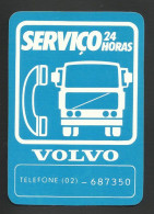 Portugal Calendrier De Poche 1989 Service Volvo Mécanicien Automobile Car Garage Mechanic Volvo Service Small Calendar - Small : 1981-90