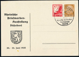 Empire - Entier Postal / Reich - Privat-Postkarte PP 140-C1 ** Sonderstempel Düsseldorf 20-6-1936 - Privat-Ganzsachen