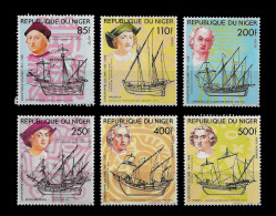 NIGER STAMP - 1991 The 500th An. Discovery Of America - Ships FULL SET MNH (NP#03) - Niger (1960-...)