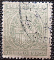 Espagne > Colonies Et Dépendances > Philipines Télégraphe 1894  Armoiries Edifil N° 52 - Philippines