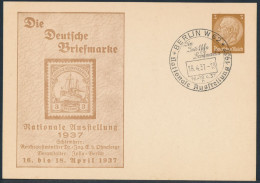 Empire - Entier Postal / Reich - Privat-Postkarte PP 122 ** Sonderstempel Berlin 16-4-1937 - Privat-Ganzsachen