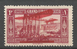 GRAND LIBAN PA N° 30b Surcharge Rouge NEUF** LUXE SANS CHARNIERE / Hingeless  / MNH - Aéreo
