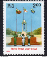 INDIA 1996 VIJAY DIVAS FLAGS MNH - Nuevos