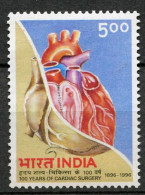 INDIA 1996 CENTENARY OF CARDIAC SURGERY      MNH - Unused Stamps