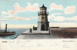 DE99  --  EMDEN --   MOLE MIT LEUCHTTURM  --  LE PHARE, LIGHTHOUSE  --  OSTFRIESLAND  --  1905 - Emden