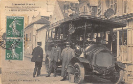 Lieusaint      77      L'excursionniste  Paris Fontainebleau  Approvisionnant A Hôtel Courrier De Lyon     (voir Scan) - Other & Unclassified