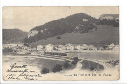 31548 - Le Pont Et La Dent De Vaulion Le Train 1906 - Vaulion