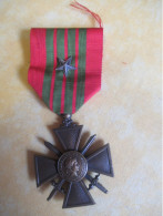Militaria/France/Croix De Guerre Avec Citation / 1939                                    MED481 - Otros & Sin Clasificación