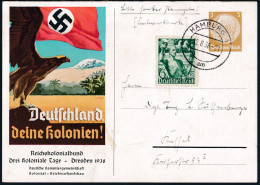 Empire - Entier Postal / Reich - Privat-Postkarte PP 122  Von Hamburg 2-8-1938 - Privat-Ganzsachen