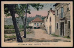 NELAS - CALDAS DA FELGUEIRA - Largo Da Capella. ( Ed. M.C. Nº 343) Carte Postale - Viseu