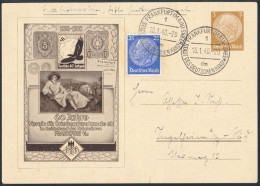 Empire - Entier Postal / Reich - Privat-Postkarte PP 122  Von Frankfurt 10-1-1940 - Entiers Postaux Privés