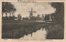 DE105  --  ESENS  --  DER EHEMALIGE FESTUNGSGRABEN   --  WINDMUHLE, MOULIN,  WINDMILL  --  OSTFRIESLAND  --  1915 - Esens