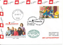 Austria AIRSHIP MAIL Pro Juventute Number 31 Seekirchen 26-8-2002 With More Postmarks - Autres & Non Classés