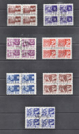 URSS RUSSIE RUSSIA USSR  LOT 1966 Ref Michel 3279 à 3286 (sauf 3284) Yvert 3160 à 3167 (sauf 3167) Blocs De 4, Oblitérés - Gebruikt